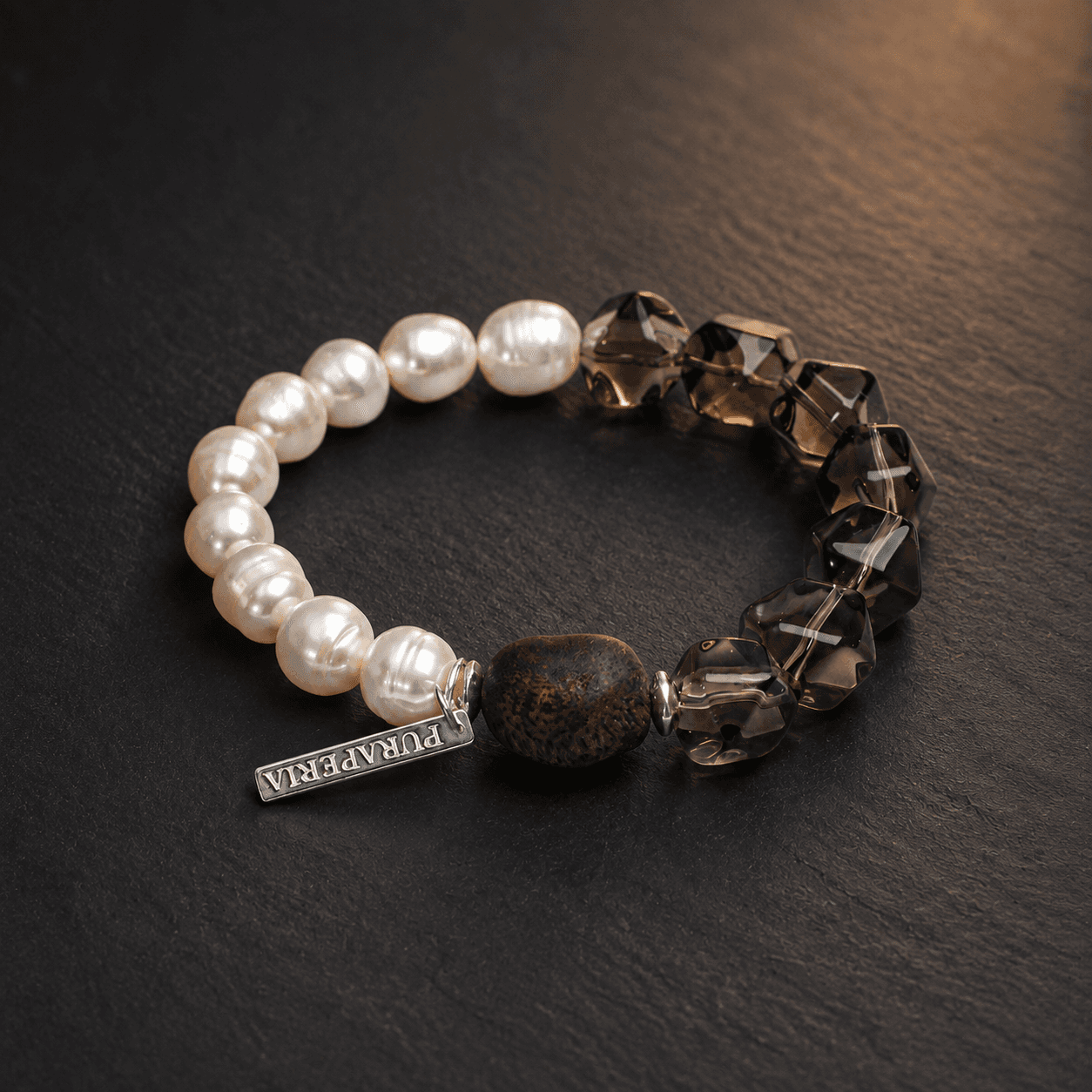 Moon & Tea Freshwater Pearl Bracelet