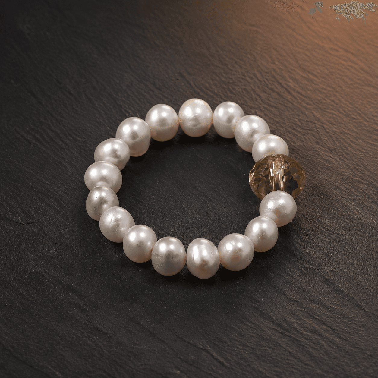 Soft Moon Citrine Ring