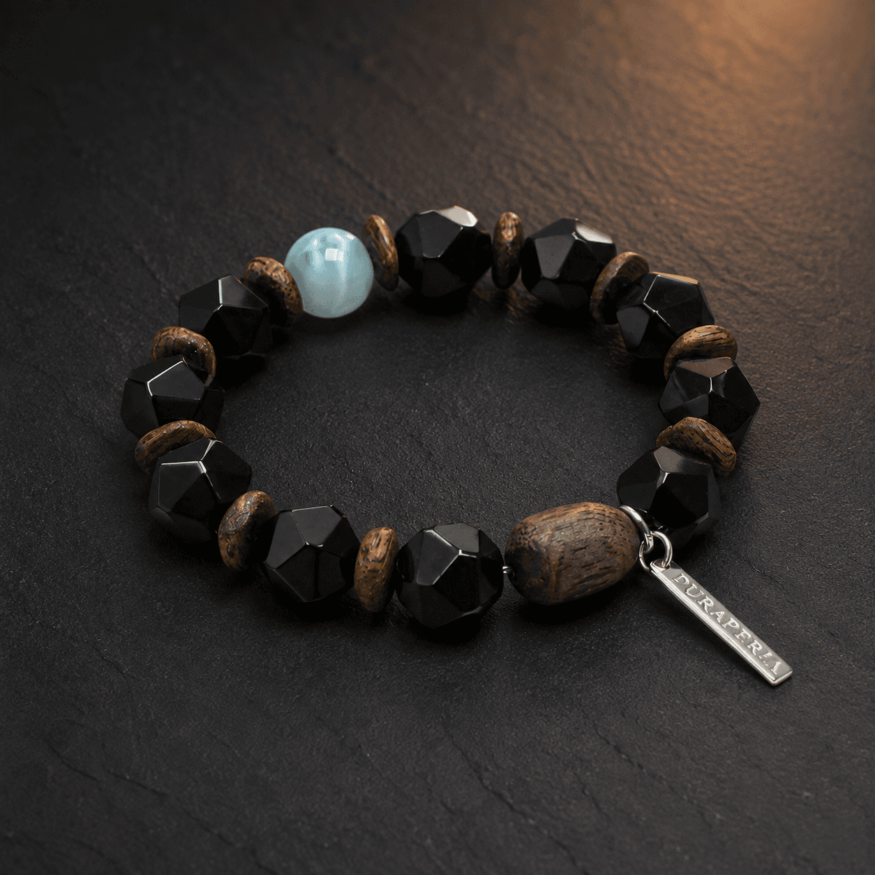 A Blue Note in Black Bracelet