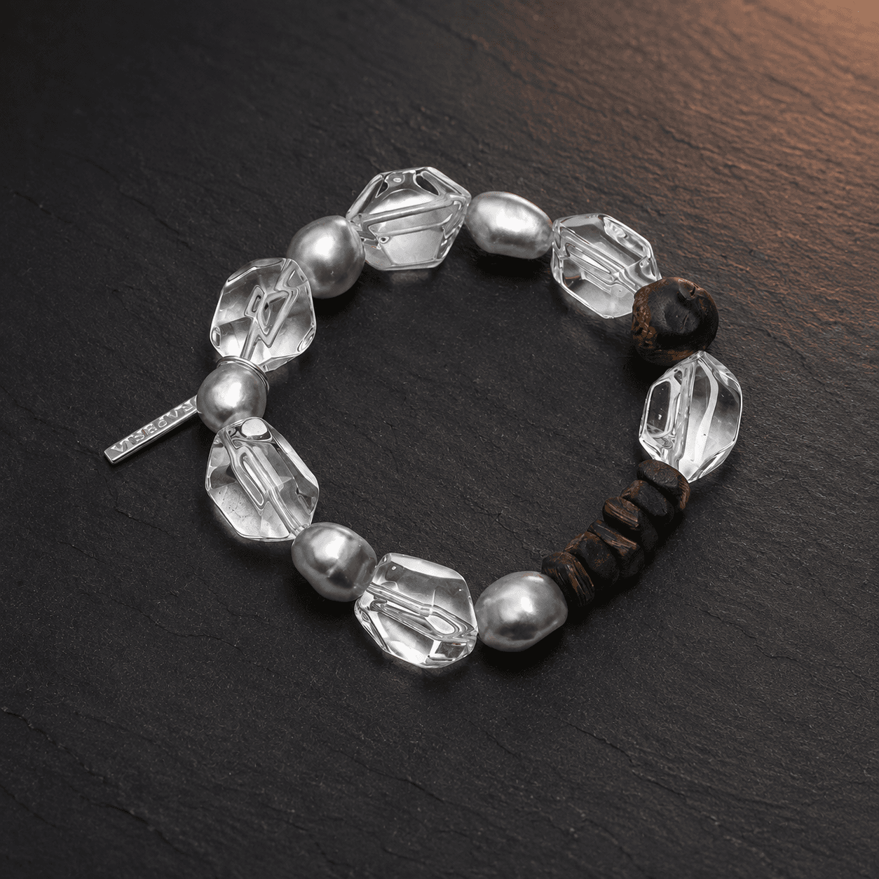 Clear Wood Bracelet